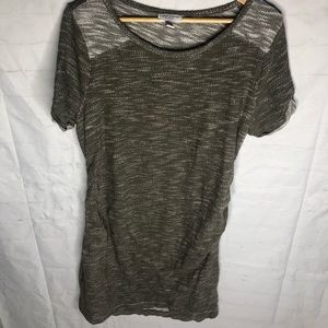 Liz Lange Maternity for Target Women Green Casual Knee Length Dress Size XL